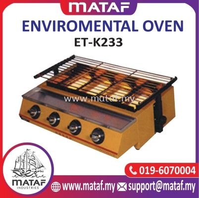 4-Burner Smokeless Infrared BBQ Grill Gas Stove (ET-K233)