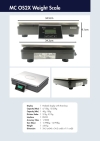 MC OS2X WEIGHT SCALE Weight Scale POS Hardware