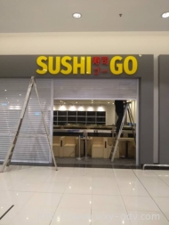 SUSHI GO Aluminium Box Up Signboard