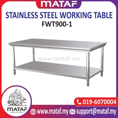 Stainless Steel Working Table 3ft 1 Layer FWT900-1