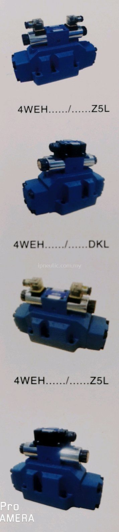 D-4 4WEH ELECTRIC CONTROL HYDRAULIC OPERATED DIRECTIONAL CONTROL VALVES