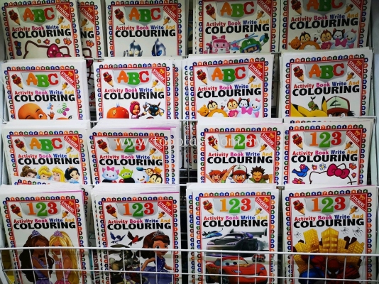 Colouring 123 ABC 