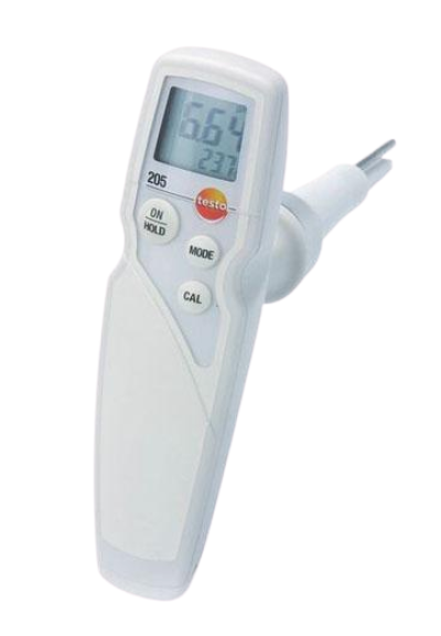 TESTO 205 pH/Temperature measuring instrument for semi-solid media 