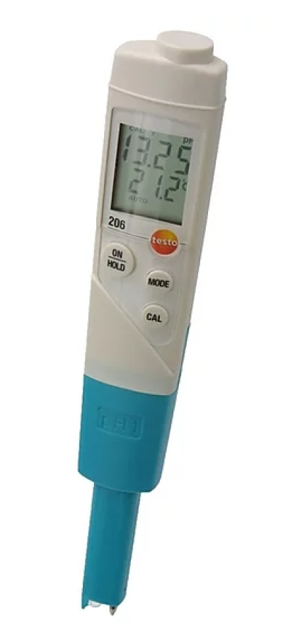 TESTO 206-PH1 pH/Temperature measuring instrument for liquids