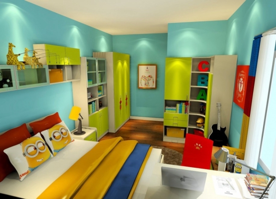 Prince & Princess Bedroom 3D Design Refer