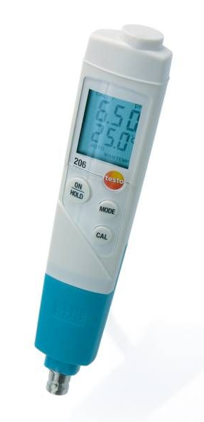 TESTO 206-PH3 pH measuring instrument (For Flexible use)