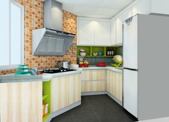 Kitchen Cabinet 3D Drawing Refer