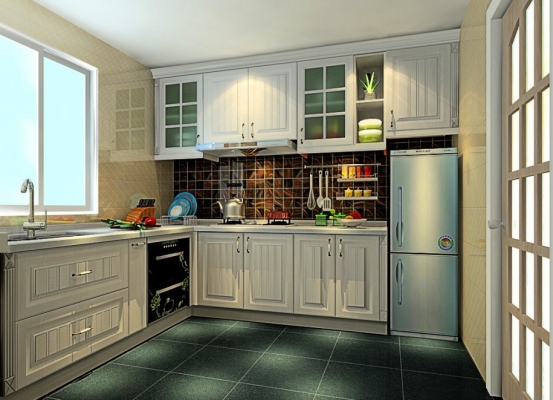 Kitchen Cabinet 3D Drawing Refer