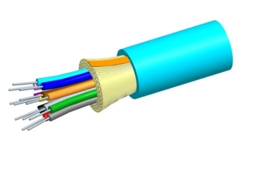 Commscope 12core Indoor Fiber Cable, 50um, OM3, LSZH FIBER CABLE