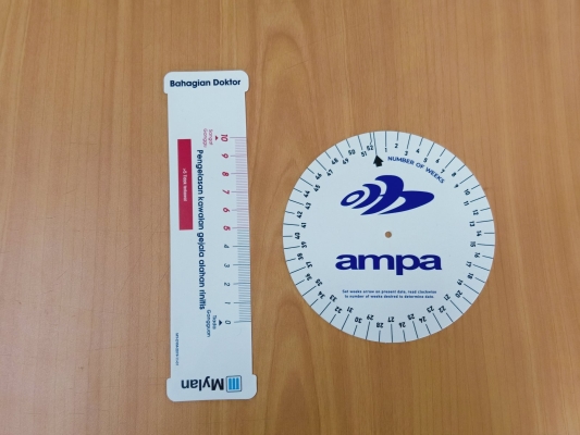 Rigid ruler & calculator