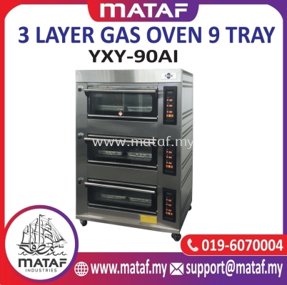 3 Layer Gas Oven 9 Tray YXY-90AI