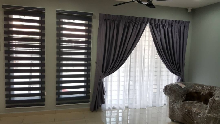 Monochrome Classic Design Curtain Reference