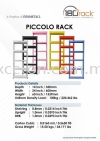 Boltless Racking System - PICCOLO RACK 600mmw 2 In 1 Custom Made Rack