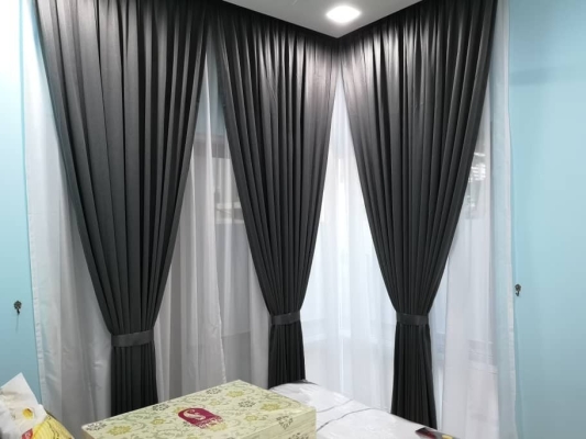 Finished Curtains Design Refer At Johor / Johor Bahru