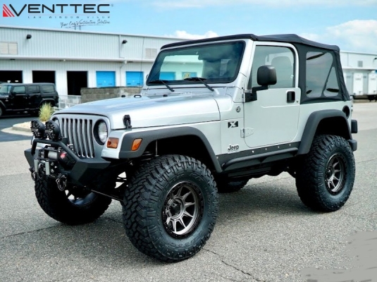 JEEP WRANGLER TJ (2 DOOR) 96Y-06Y = VENTTEC DOOR VISOR 