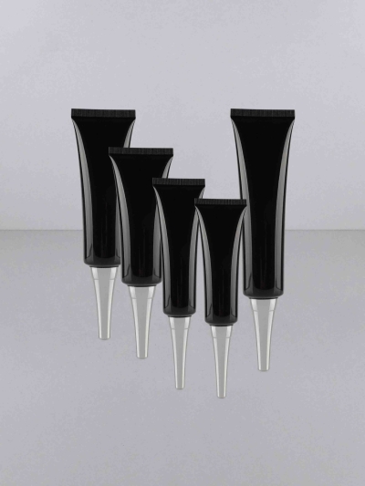 F009 Black - 10ml,15ml,20ml,30ml,40ml (Silver Saxaphone Cap)