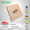 Zenso - Grande Series 1 Gang Broadband F-Connector (Astro) Outlet - Gold G2114 Grande Gold Zenso Switches