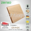 Zenso - Grande Series Doorbell Switch - Gold G1011FD Grande Gold Zenso Switches