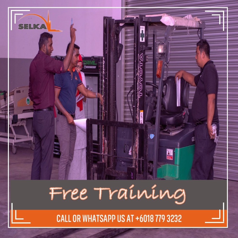 SELKA provides forklift training