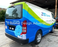 ZTO Express (Malaysia) Sdn Bhd Van Body Design Sticker & Paint at Shah Alam Selangor