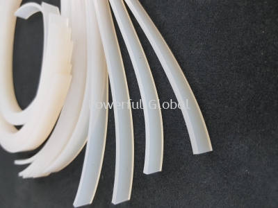 Silicone Rubber Strip Translucent 