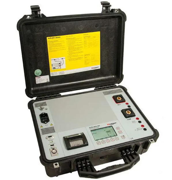 MEGGER MJOLNER 600 600A MICRO-OHM METER WITH DUALGROUND SAFETY