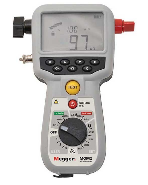 MEGGER MOM2 Hand-held 200A MICRO-OHM METER