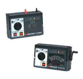 megger 210170 and 210600 extended range insulation resistance testers