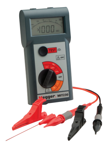 megger mit200 series pocket sized insulation and continuity testers