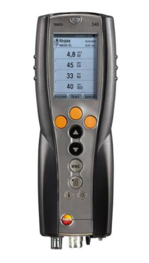 TESTO 340 Flue Gas analyzer for use in industry