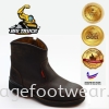 BIG TRUCK Mid Cut Men Safety Shoes BT8015 - DARK BROWN Colour BRANDED Men and Ladies Safety Boots.