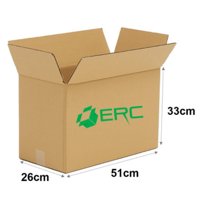 A004 - Medium Size Carton Box (51cmLx26cmWx33cmH/Single-Wall)