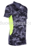 Baju Camou T Shirt Baju O Roundneck Microfibre T-Shirt  Baju Uniform Ready Made Promosi