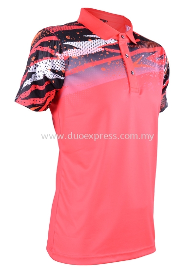 Baju Sublimation Polo Collar T Shirt