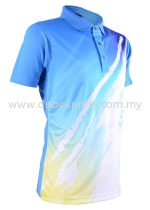 Baju Sublimation Polo Collar T Shirt