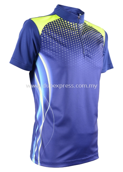 Baju Sublimation Polo Collar T Shirt