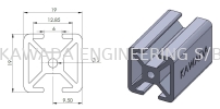 Aluminium Profile 19 X 19  P5 Series Aluminium Profile