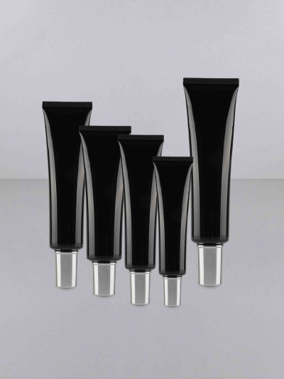 F012 Black -10ml,15ml,20ml,30ml,40ml (Long Silver Cap)