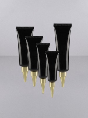 F007 Black - 10ml, 15ml, 20ml, 30ml, 40ml (Gold Narrow Cap)