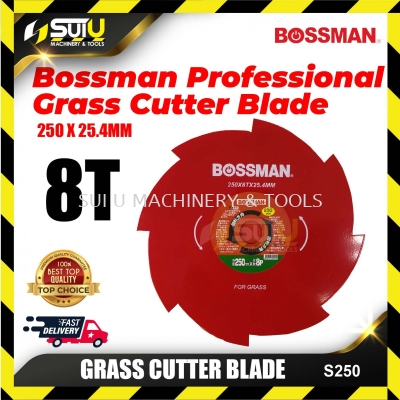 BOSSMAN S250 H/D Grass Cutter Blade 10 inches / 250mm 8T