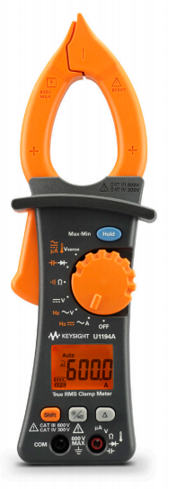 KEYSIGHT U1194A Handheld Clamp Meter, 3 1/2 Digit