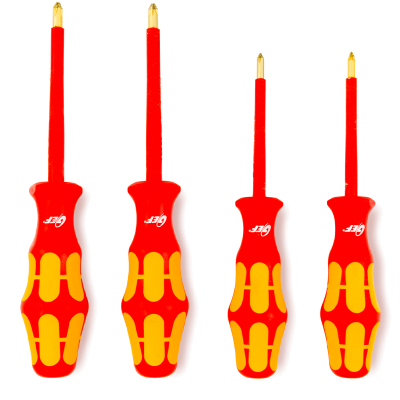 K24 - Kit of 4 Phillips/Pozidriv Screwdrivers VDE 1000V