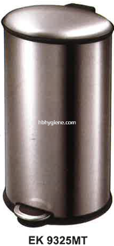 STAINLESS STEEL ELLIPSE STEP BIN