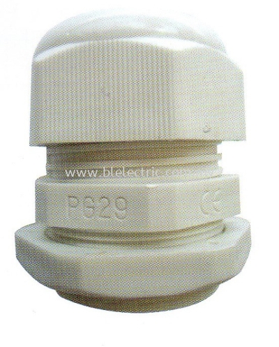 PG PVC Cable Gland - White