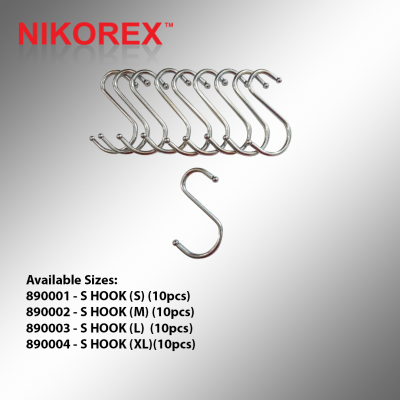 890001 - 890004 S HOOK (S-M) - 10PCS