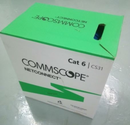 Commscope Cat6 23 AWG LSZH UTP Cable, 305mtr, Blue