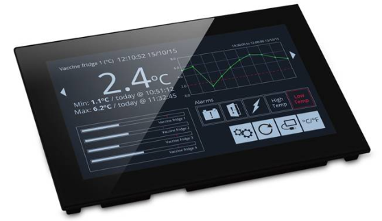 lascar panel pilot sgd 70-a 7" with analogue, digital, pwm & serial interfaces