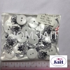 Button HLL Colour 01 18MM X 50 Pcs Per Pkt CodeBHLL01P Button 2 Hole / Butang Dua Lubang  Button