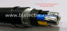 Utama 16mm x 4C Al/Pvc/Pvc/Swa/Pvc Aluminium Cable XLPE/SCT/PVC  Cable