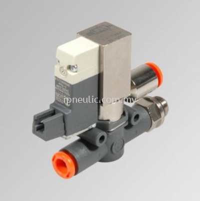 IN-LINE SOLENOID VALVE SOV L-- SOV L 3-2 NC-NO THREAD-PIPE CONVEYED EXHAUST